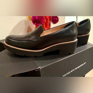 Naturalizer Cabaret Black Leather Women's Shoes Loafers 9.5M